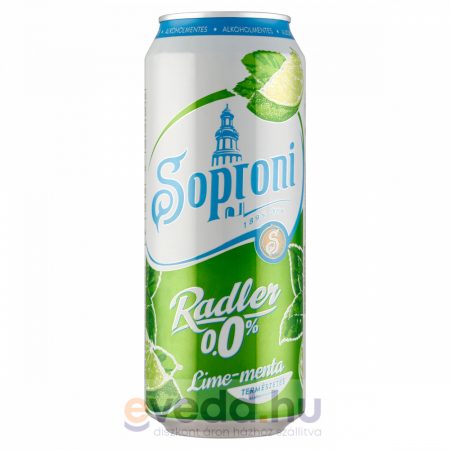 Soproni Zéro 0,5L Lime-Menta