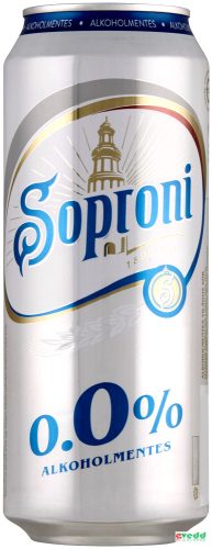 Soproni sör Alkoholmentes 0,5L Doboz