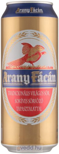 Arany Fácán 0,5L Dobozos Sör (DRS)*