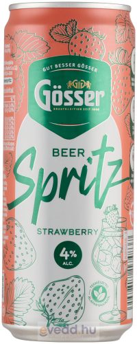 Gösser Beer Spritz 0,33L Strawberry Dobozos Sör DRS