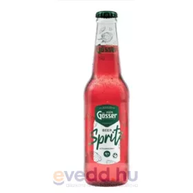 Gösser Beer Spritz 0,33L Strawberry Palackos Sör 4% (DRS)*