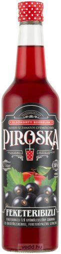 Piroska 0,7L Zamatos Feketeribizli Ízű Vegyesgyümölcs Szörp