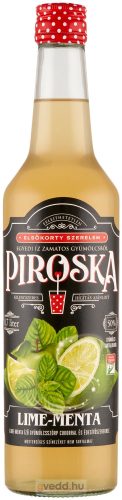 Piroska 0,7L Lime-Menta Szörp