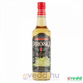 Piroska 0,7L Bodza Szörp Cukorral és Édesítőszerrel