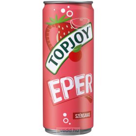 Topjoy 0,33L Eper Ízű Szénsavas Üdítőital (DRS)*