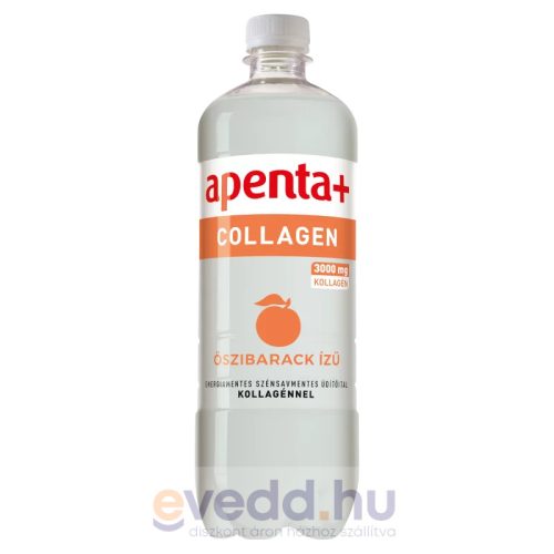 Apenta+ Collagen 0,75L Őszibarack Ízű Szénsavmentes Üdítőital (DRS)