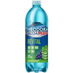   Theodora Calcia Plus Revital 0,7L Szőlő-Aloe Vera Ízű Szénsavas Ásványvíz (DRS)*