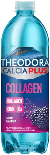 Theodora Calcia + Collagen 0,7L Szeder-Levendula Ízű Enyhén Szénsavas Üdítőital (DRS)*