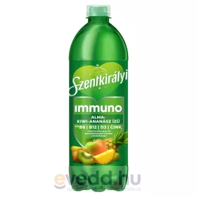   Szentkirályi Immuno 0,7L Alma-Kiwi-Ananász Ízű Enyhén Szénsavas Üdítőital (DRS)*