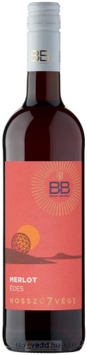 BB Hosszú7vége Merlot 0,75L Édes Vörösbor (DRS)*