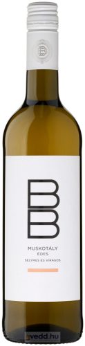BB Muskotály 0,75L Édes Fehérbor 10,5% (DRS)*