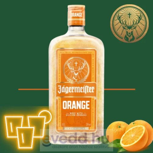 Jagermeister Orange 0,7L Keserű Likőr (DRS)*