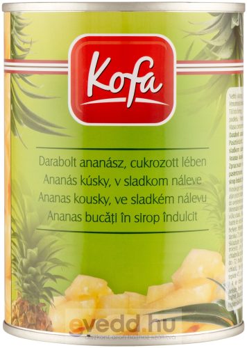 Kofa 565/340Gr Darabolt Ananász Befőtt