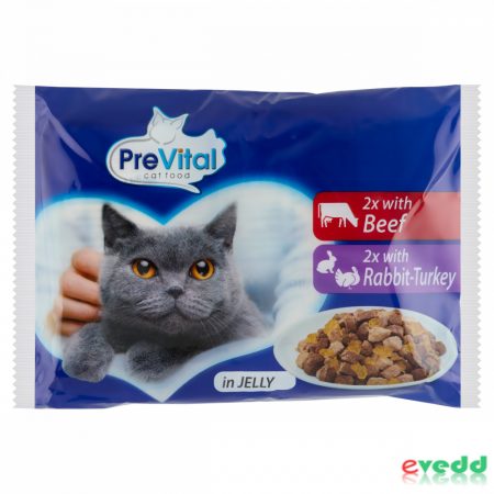 PreVital Vital Pack Beef, Rabbit & Turkey 4x100g