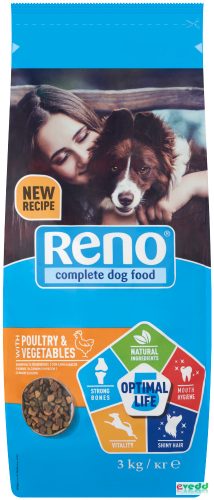Reno Dog 3Kg Baromfi-Zöldség