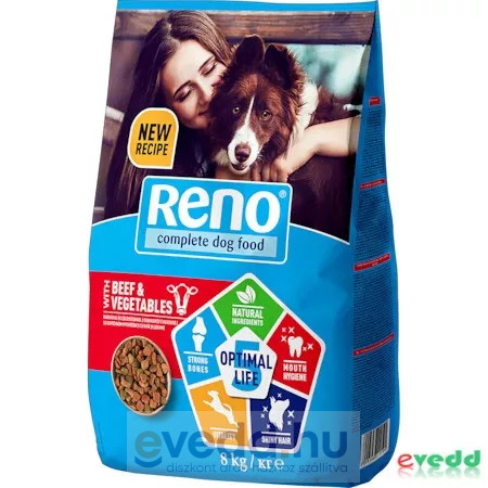 Reno Dog Száraz Kutyaeledel 8Kg Bárány-Rizs Sensitive