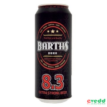 Barth's sör Extra Strong Beer 0,5L Doboz 