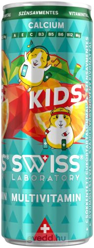 Swiss Kids Vitaminos Szénsavas Ital 0,25L Multivitamin (DRS)*