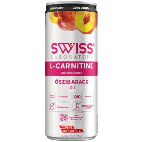   Swiss Laboratory 0,25L Zero Őszibarack Ízű Szénsavmentes Üdítőital (DRS)*