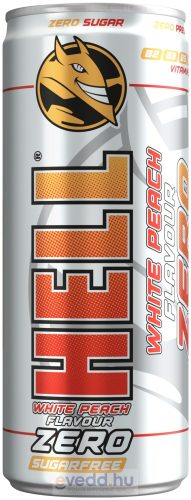 Hell Zero Energiaital 0,25L White Peach (DRS)*