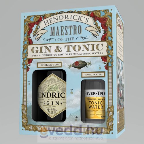 Heindrick's 0,7L Gin Ajándék Fever Tree Tonikkal (DRS*2)*
