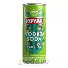 Royal Vodka Soda 0,25L Kaktusz 4,5% (DRS)*