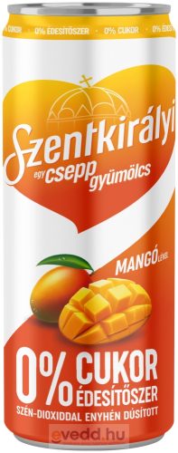 Szentkirályi Egy Csepp Gyümölcs 0,25L Mangó Ízű Szénsavas, Dobozos Üdítőital (DRS)