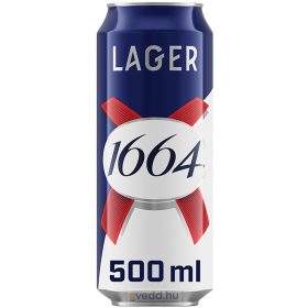 Kronenbourg 1664 0,5L Dobozos Lager Sör (DRS)*