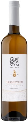 Gere Tamás Villányi Hárslevelű 0,75L 13% Száraz Fehérbor (DRS)*