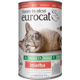 Euro Cat Macskaeledel 415Gr Marhás