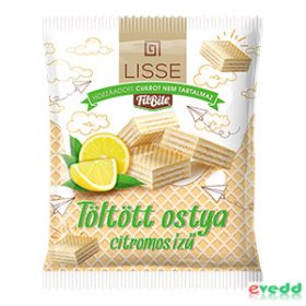 Lissé Töltött Ostya 180G Citromos