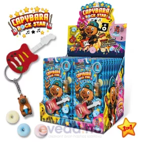 Capybara Rockstar 22Gr Zselécukorka Kulcstartóval