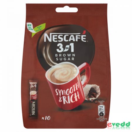 Nescafe 3in1 Barna Cukorral 165Gr