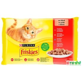 Friskies Macskaeledel Alutál 4x85Gr Csir-Ma-Bá-Ka