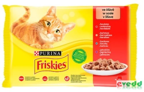 Friskies Macskaeledel Alutál 4x85Gr Csir-Ma-Bá-Ka