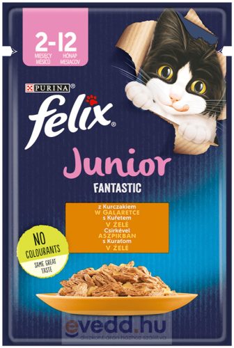 Félix Junior Macskaeledel 85Gr Csirke