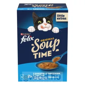 Felix Soup Macskaeledel 6*48Gr Halas Válogatás 