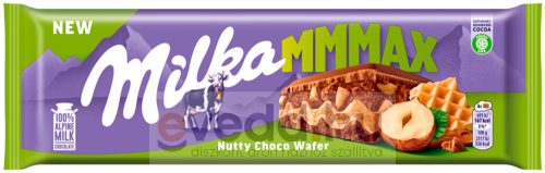 Milka Táblás Csokoládé 270Gr MMMax Nutty Choco Wafer 