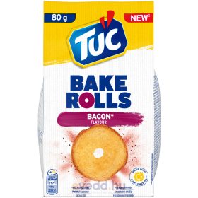 Tuc Bake Rolls Keksz 80Gr Bacon