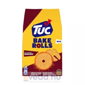 Tuc Bake Rolls Keksz 80Gr Bacon
