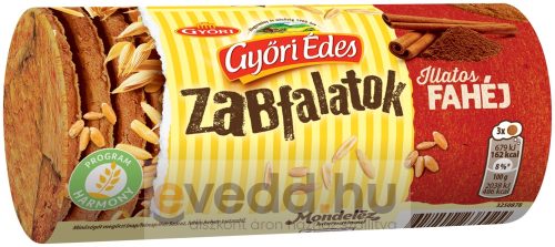 Győri Édes Zabfalatok 188Gr Fahéjas