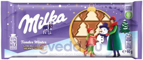 Milka Táblás Csoki 90Gr Tender Winter