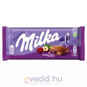 Milka Táblás Csoki 90Gr Mazsolás-Mogyorós
