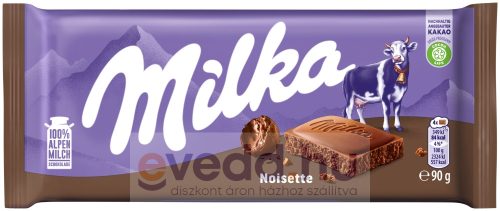 Milka Táblás Csokoládé 90Gr Noisette