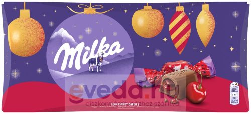 Milka Szaloncukor 255Gr Meggyes