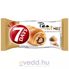 7 Days Peanut Max Croissant 80Gr Földimogyoró-Kakaó