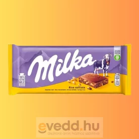 Milka 90Gr Rizses Táblás Tejcsokoládé
