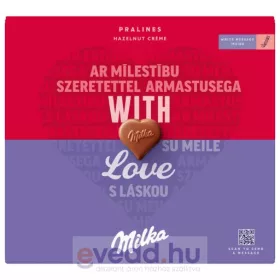 I love Milka 110Gr Mogyorókrémes Praliné