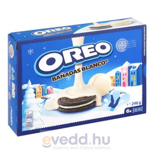 Milka Oreo Szendvicskeksz 246g Fehércsokiba Mártva