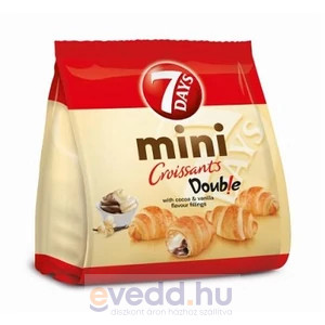 7Days Croissant 185Gr Double Mini Kakaó-Vanília